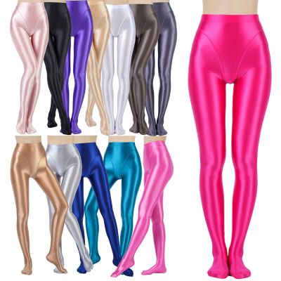 Women's Stockings Running Tights Dance Pants Jogging Pantyhose Glitter Trousers